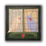 "Apart Together" Mixed media 14in x 14in $120