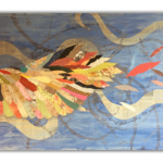 "Building My Wings" Mixed media 40in x 30in not for sale buildingingmywings4web
