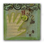 "Heal" Mixed media 8in x 8in SOLD