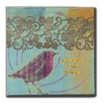 "Resistance" Mixed media 10in x 10in SOLD