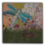 "See" Mixed media 10in x 10in SOLD