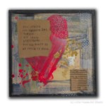 "Smash" Mixed media 14in x 14in $120 SOLD