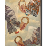 "Watching Her" Mixed media 10"x20" SOLD