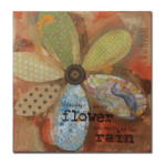 I am The Rain Mixed media 12in x 12in $100