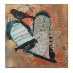 "Open Hand" Mixed media 12in x 12in $100