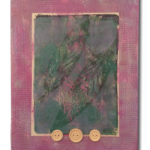 Leaf and Buttons" 8" x 10" Mixed media
$60